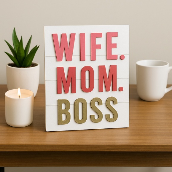 Wife Mom Boss Office Home Decor - Picture 2 of 2